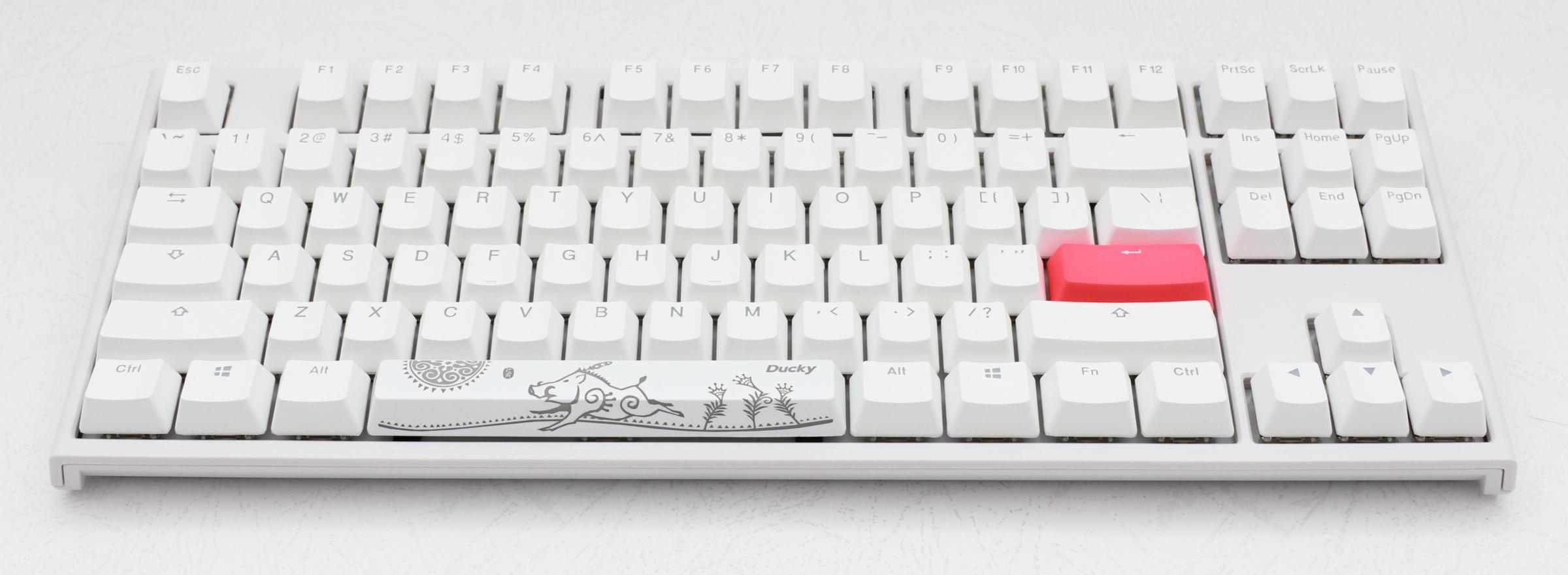 Ducky One Pure White TKL Ducky Channel Exclusivo En Pegasum