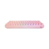 Teclado mecánico inalámbrico rosado KAI con logo Pegasum y puerto USB-C