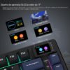 teclado-mecanico-womier-sk80-pro-funciones-pantalla teclado mecanico womier sk80 pro interfaz de pantalla oled digital a color