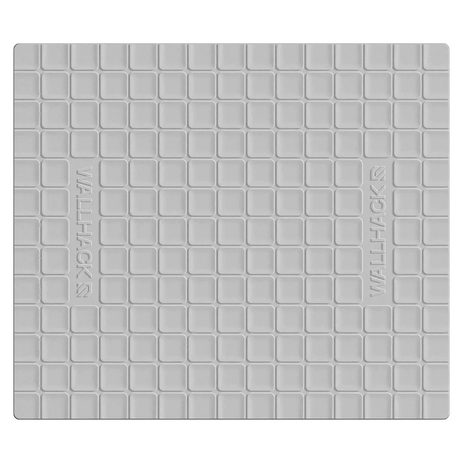 Panel gris WALLHACK SP-005 con patrón de cuadrícula
