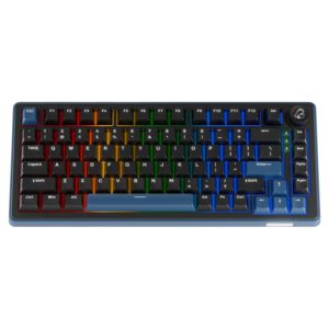 teclado mecanico ducky ok-m con diseño gasket mount y capas de amortiguacion